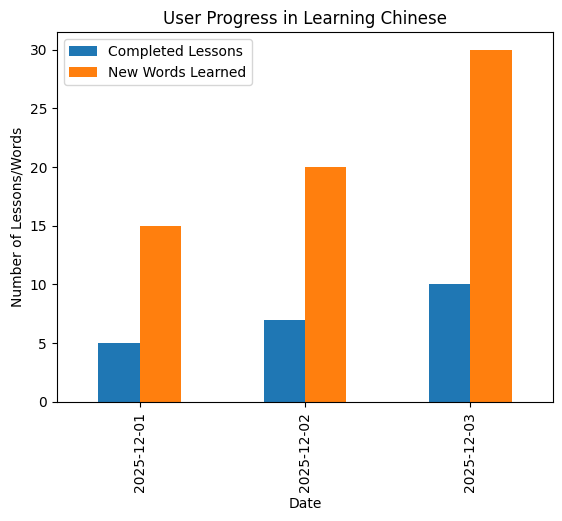 「AI中国語講師アプリ」をPythonとChatGPTで開発 | 学習進捗を表形式で表示